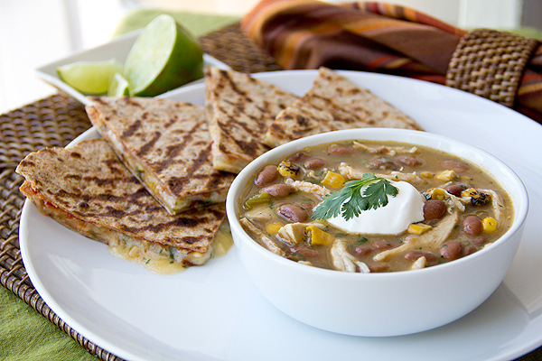 Post image for Chicken Chili with Quesadillas, and The Spice Called Encouragement