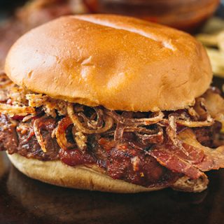 BBQ Meatloaf Burger | thecozyapron.com