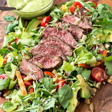 Steak Salad | thecozyapron.com