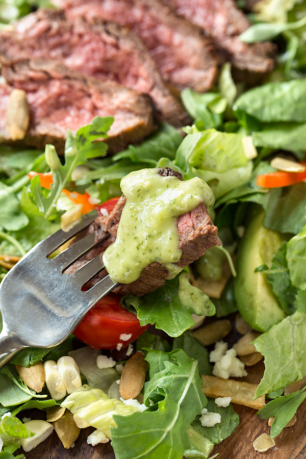 Steak Salad | thecozyapron.com