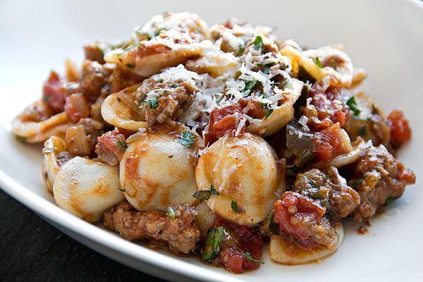 Orecchiette with Pork Ragu | thecozyapron.com