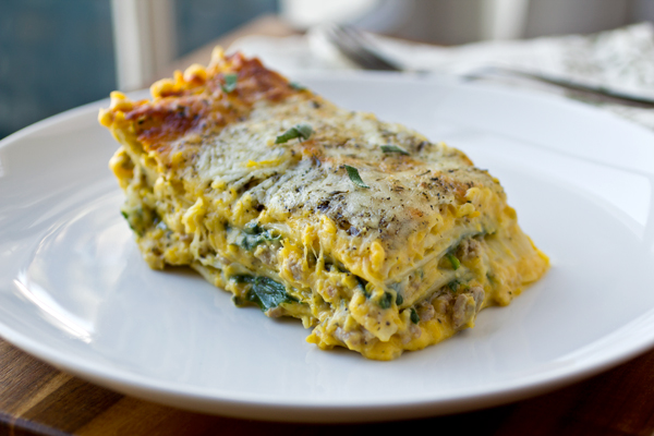 Butternut Squash Lasagna | thecozyapron.com