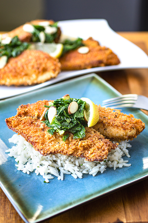 Pan Fried Fish on a plate | thecozyapron.com