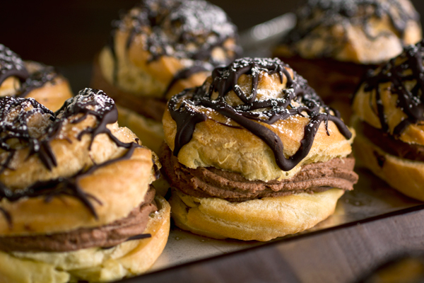 Big & Dreamy, Double Chocolate Cream Puffs, And The Cozy Apron Turns One