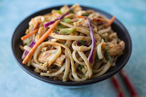 Asian Noodle Salad with Peanut Dressing