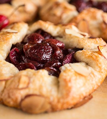Cherry Galettes | thecozyapron.com