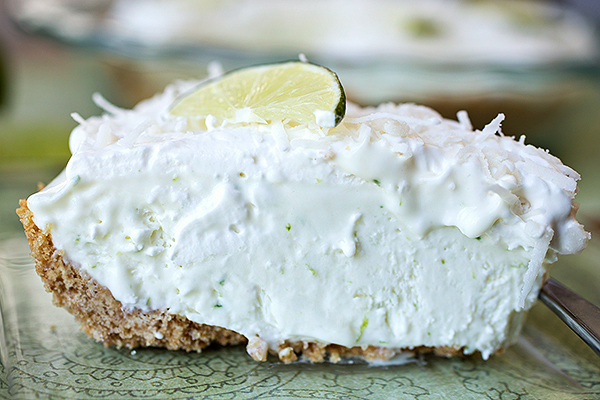 Coconut Lime Icebox Pie