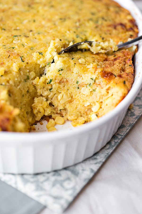 Cornbread Casserole with Vermont Cheddar