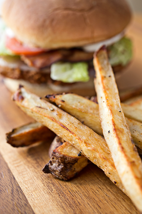 Sea Salt Baked French Fries | thecozyapron.com