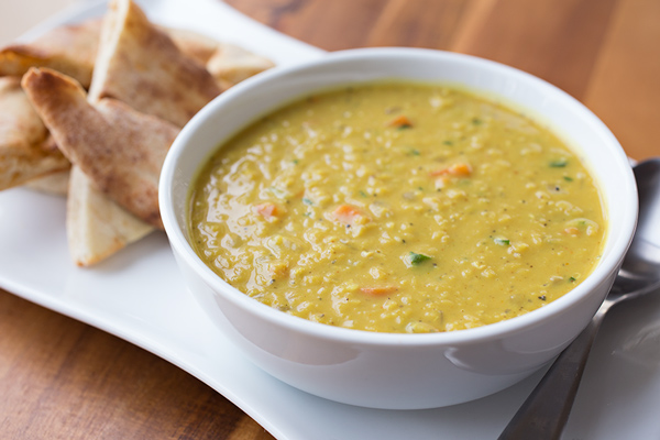 fragrant curried lentil soup, and being a simmering pot of something delicious