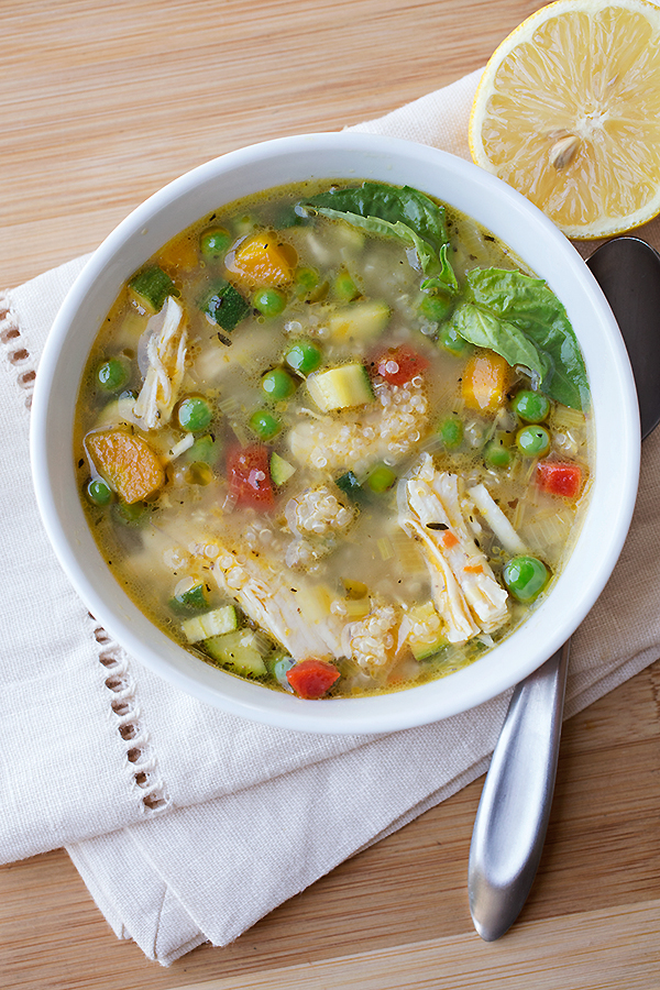 Chicken Soup with Spring Veggies | The Cozy Apron