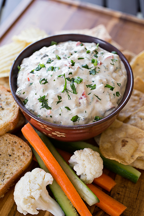 Veggie Dip | thecozyapron.com