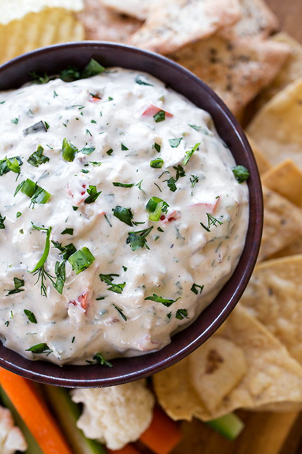 Veggie Dip | thecozyapron.com