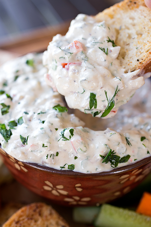 Veggie Dip | thecozyapron.com