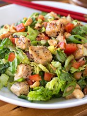 Kung Pao Chicken Salad | thecozyapron.com