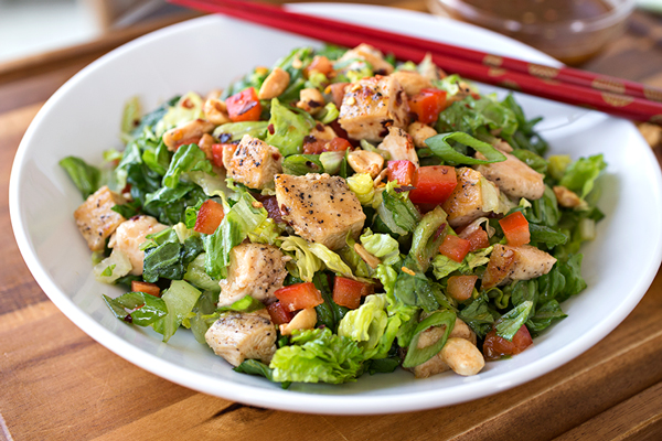 Kung Pao Chicken Chopped Salad; Because, Why The Heck Not?