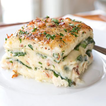 Spinach Lasagna | thecozyapron.com