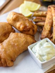 Fish and Chips Recipe | thecozyapron.com