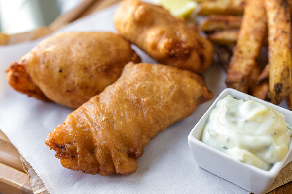 Fish and Chips with Tartar Sauce, Crispy and Fresh! - Much Butter