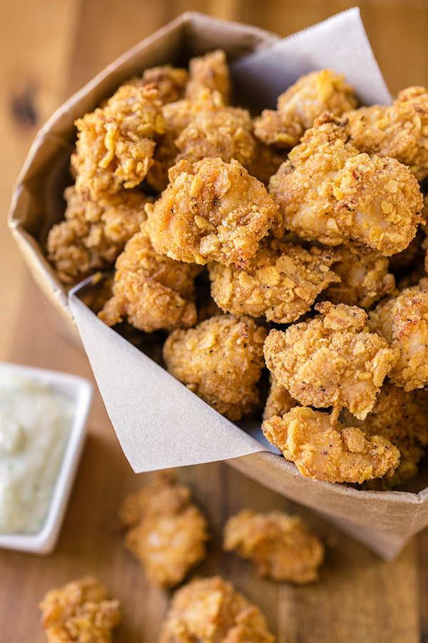 Popcorn Chicken | thecozyapron.com