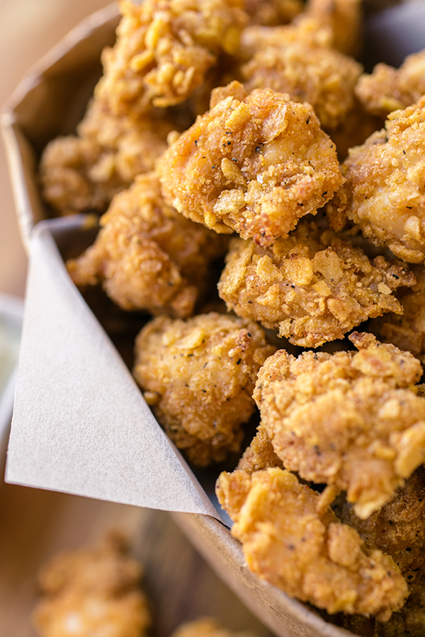 Popcorn Chicken | thecozyapron.com