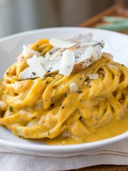 Creamy Pumpkin Pasta Sauce | thecozyapron.com