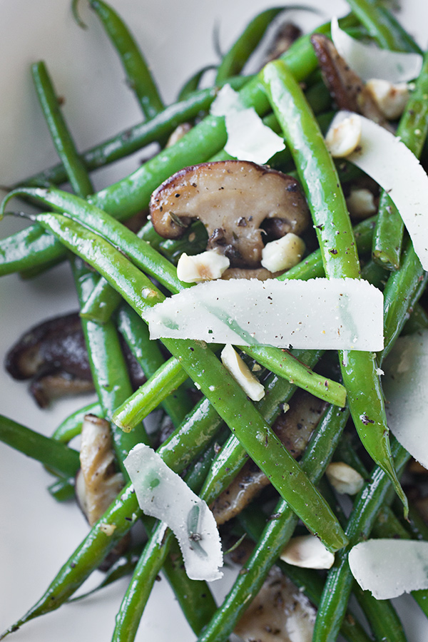 Sautéed Haricots Verts & Morels