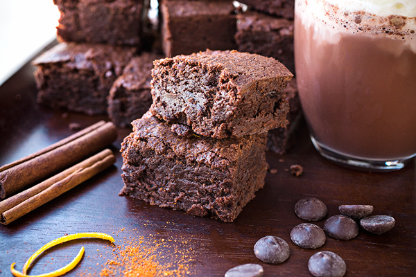 Mexican Hot Chocolate Brownies