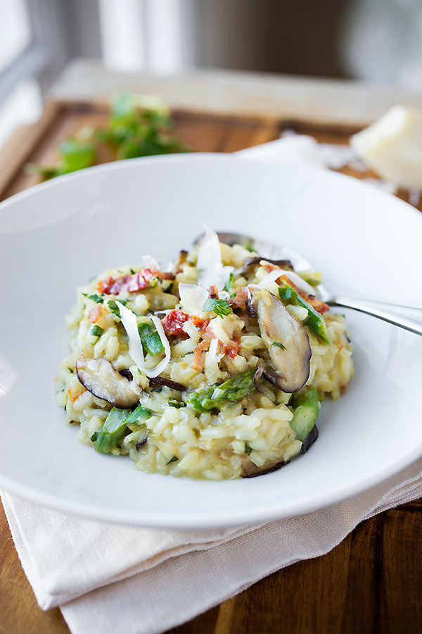 Mushroom Risotto | thecozyapron.com