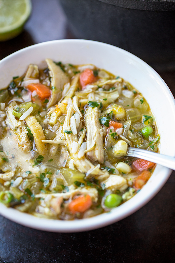 Chicken and Rice Soup (Short-cut Prep Tips) - Chelsea's Messy Apron