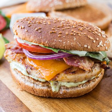 Tequila-Lime Chicken Burgers | thecozyapron.com