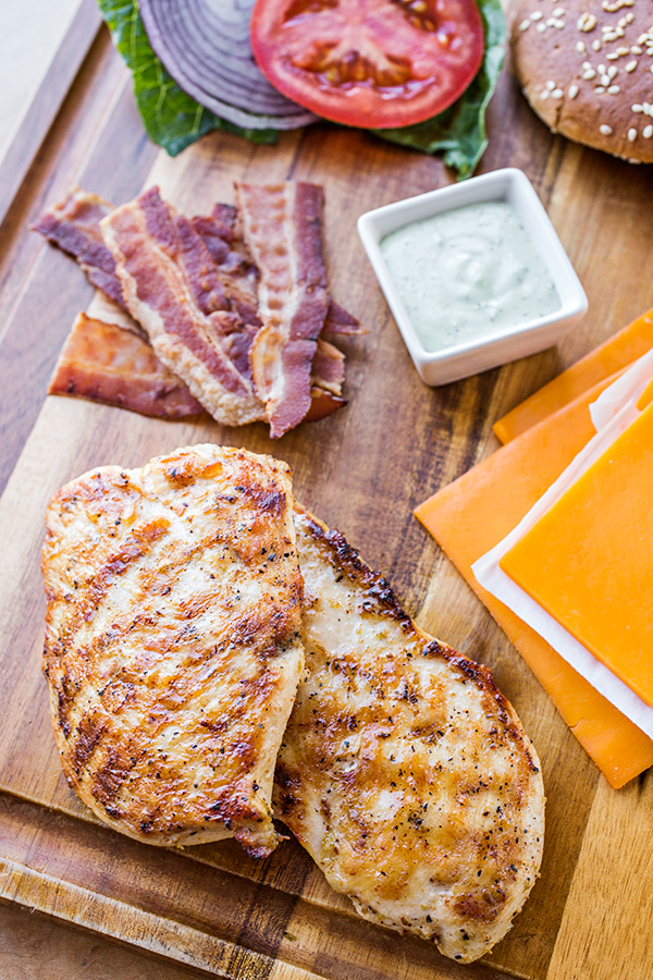 Ingredients for Southwest Chicken Sandwich | thecozyapron.com