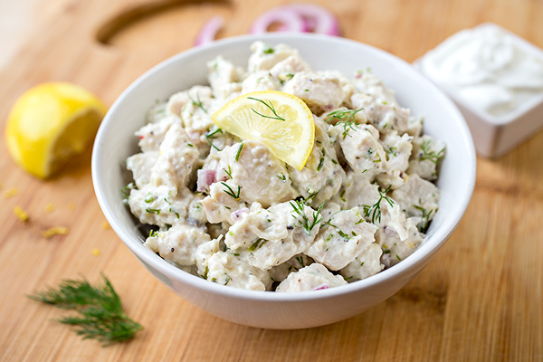 Lemon Chicken Salad, and Savoring Those Things of a More Delicate Nature