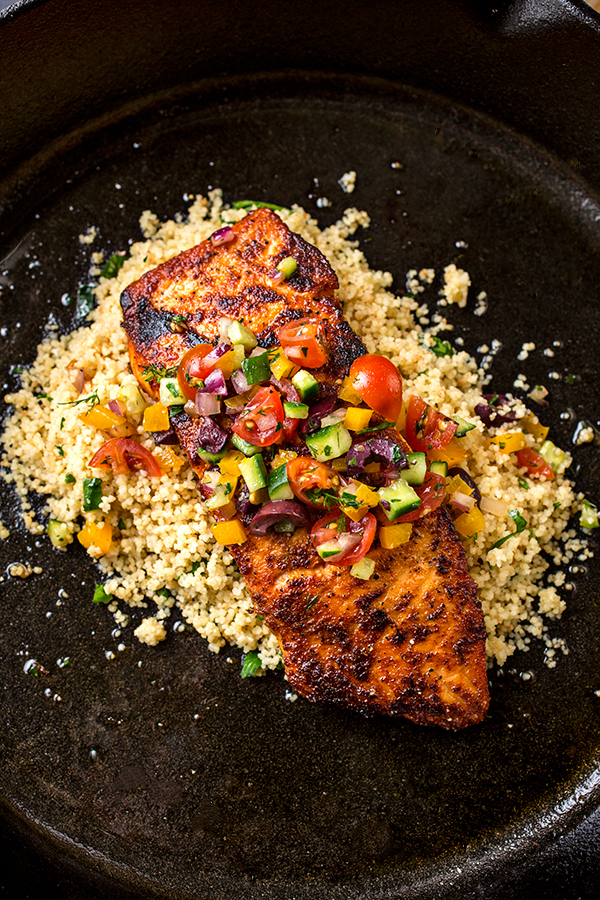 Pan Seared Salmon | thecozyapron.com