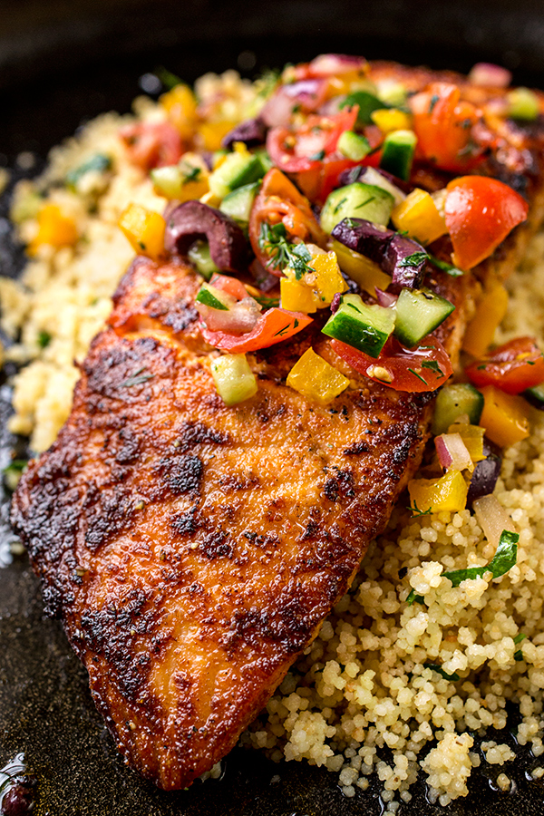 Pan Seared Salmon | thecozyapron.com