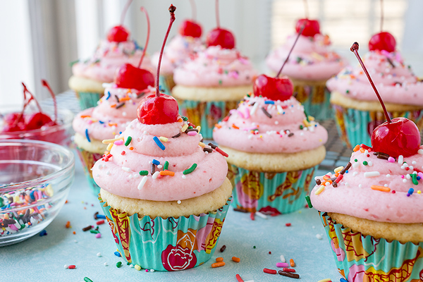 Strawberry Sundae Cupcakes, and Celebrating the Precious Moments between Us