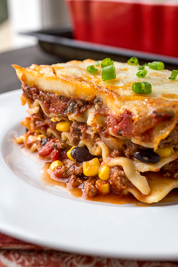 Mexican Lasagna | thecozyapron.com