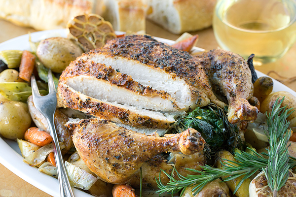 Roast Chicken with Vegetables