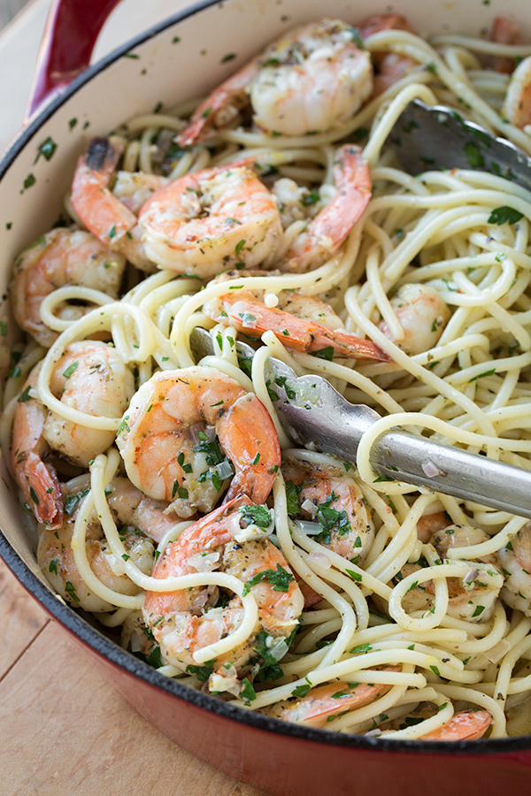 Shrimp Scampi | thecozyapron.com