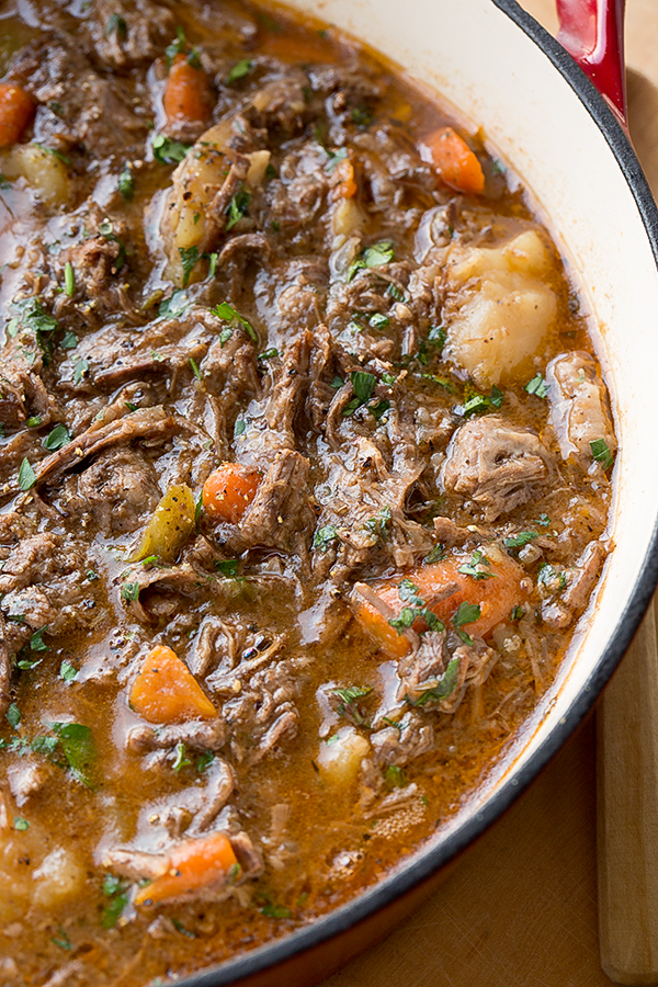 Pot Roast Stew in a Bread Bowl