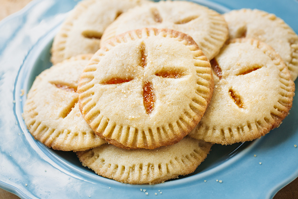 Apricot Sugar Cookie Pies