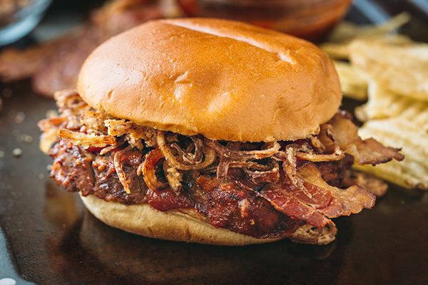 BBQ Meatloaf Burger | thecozyapron.com