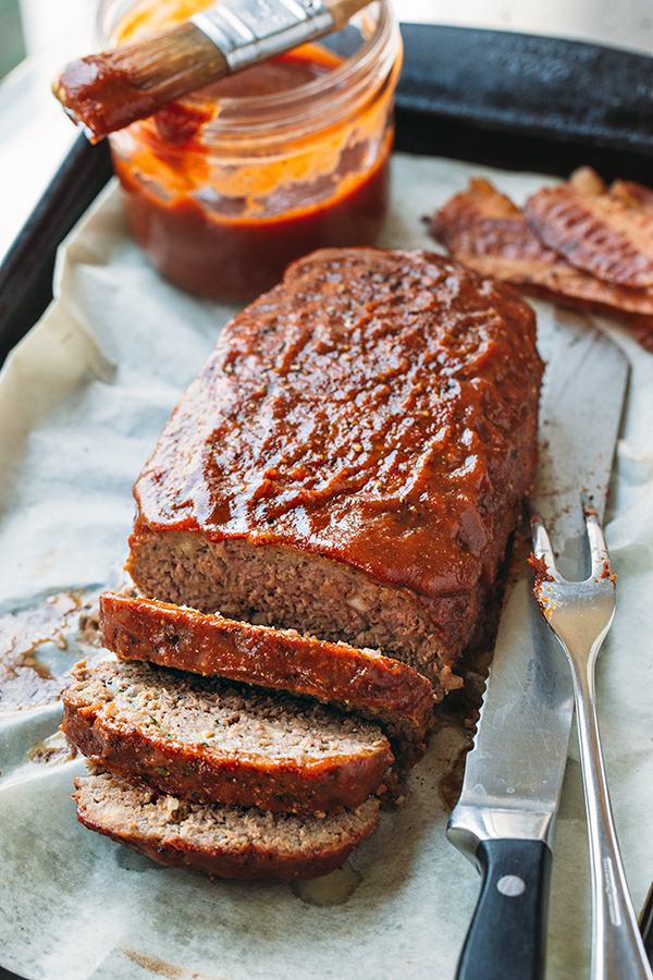 BBQ Meatloaf Burger | The Cozy Apron