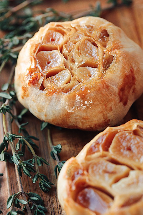 Roasted Garlic for Baked Turkey Breast | thecozyapron.com