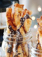 Chocolatey Cinnamon Twists | thecozyapron.com