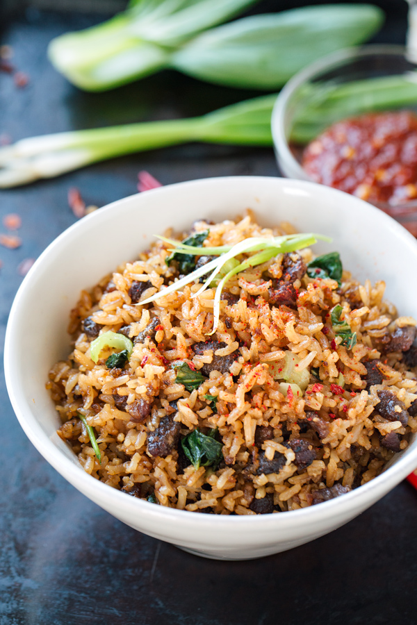 Beef Fried Rice | thecozyapron.com