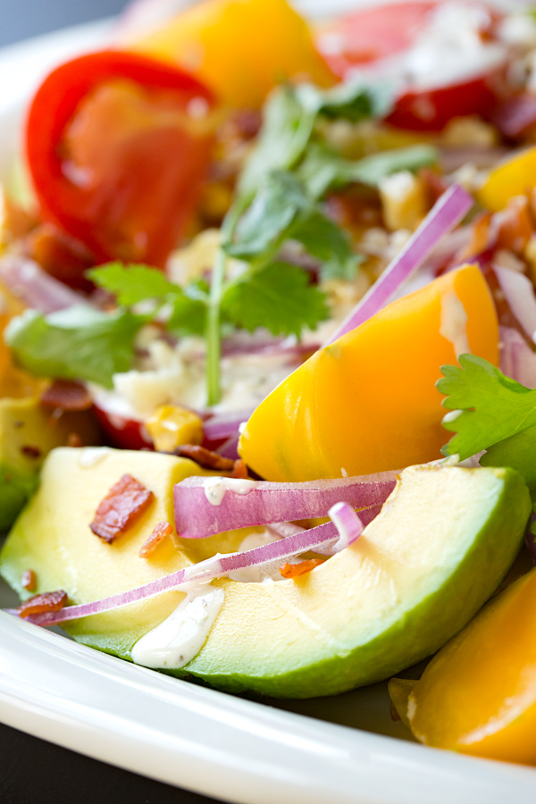 Avocado Salad with Zesty Lime Dressing | thecozyapron.com