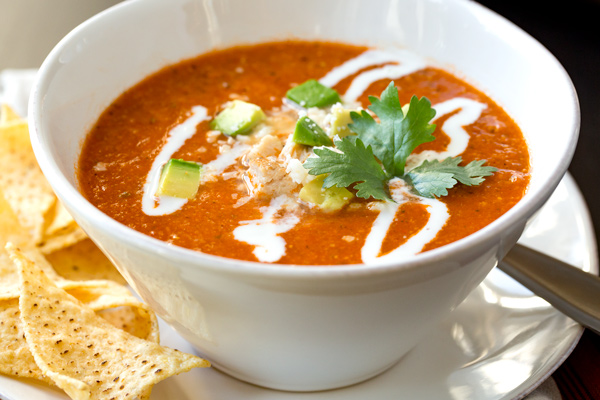 Creamy Chicken Tortilla Soup