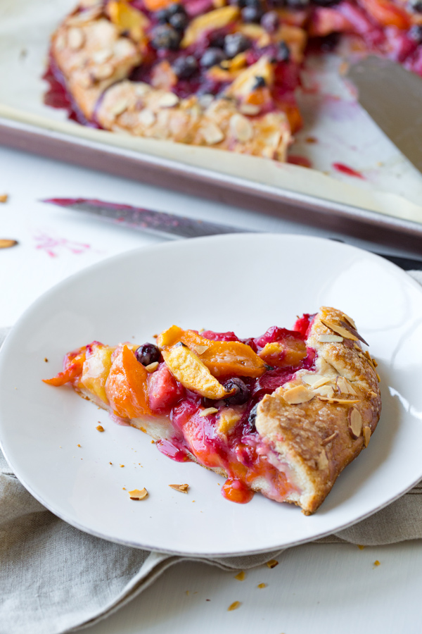 Summer Fruit Crostata with Crispy Crust | The Cozy Apron