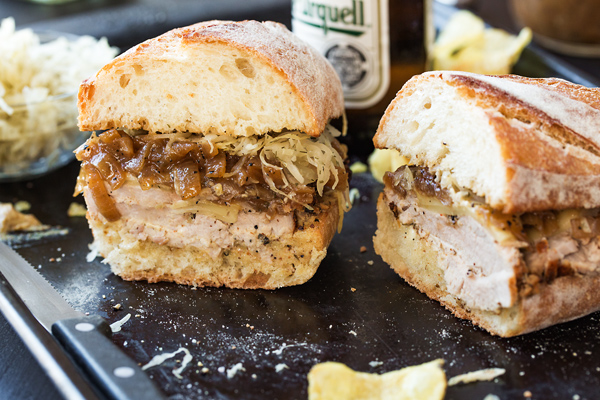 roast pork sandwich